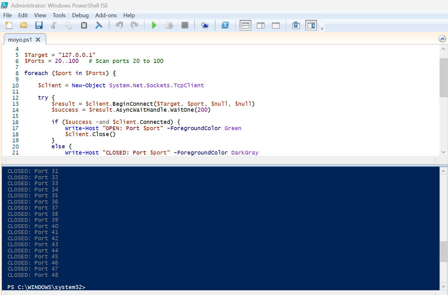 My PowerShell Script