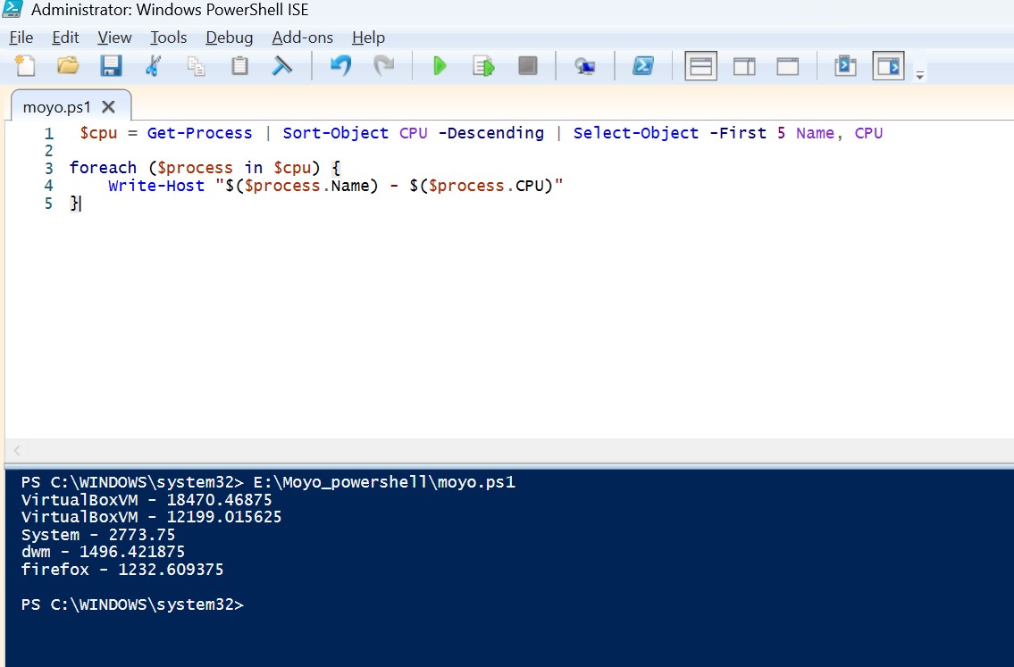 My PowerShell Script